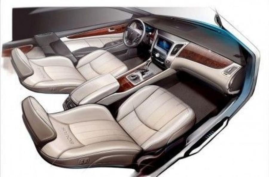  Hyundai Equus Sketches 2009 года  (фото 2 из 3)